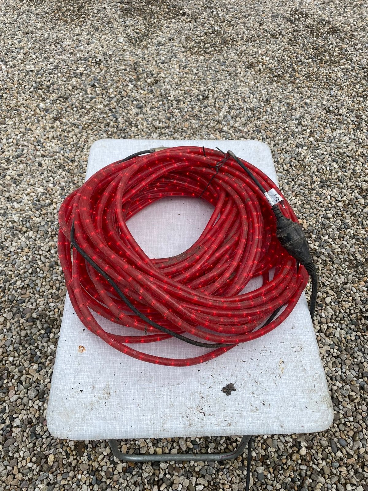 Lichtslang Rood lengte ca 36 m, Ophalen of Verzenden, Netvoeding