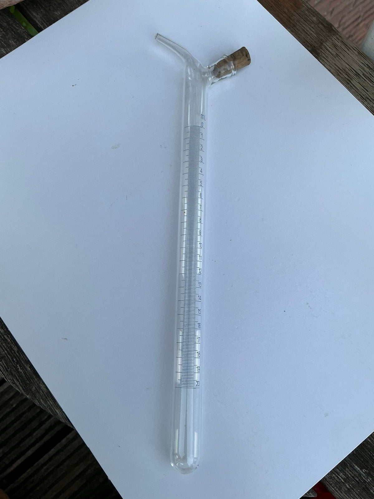 Laboratorium glas. Misschien eudiometer of borosilicate glas, Antiek en Kunst, Ophalen of Verzenden