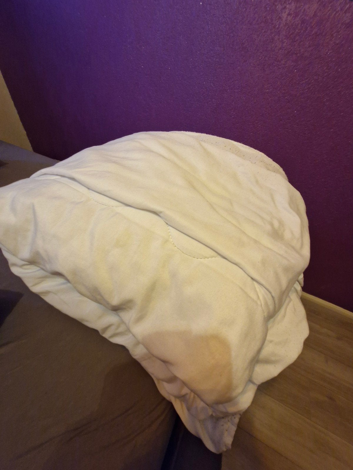 4-seizoenen dekbed 240x220, Ophalen, Gebruikt, Lits-jumeaux, Wit