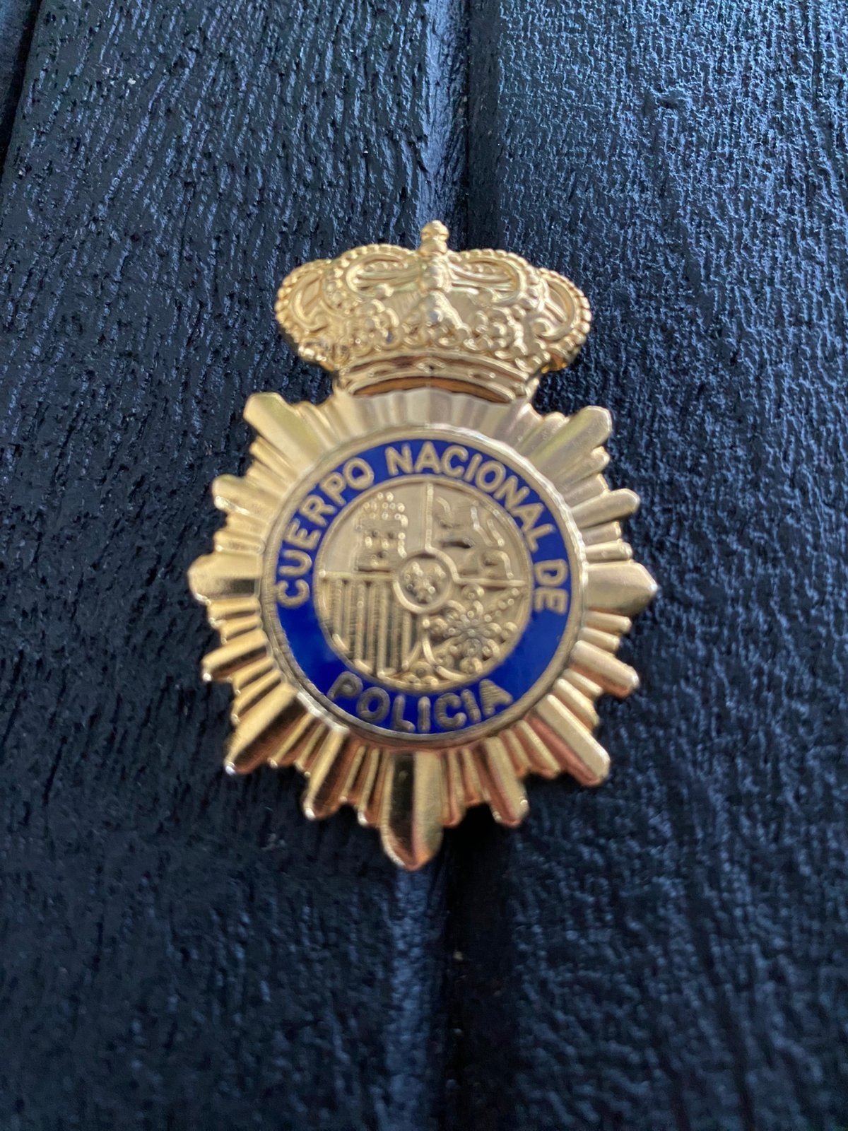 Police badge spanje politie insigne, Ophalen of Verzenden, Overige soorten, Overige gebieden, Embleem of Badge