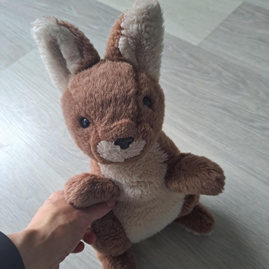 Kangaroe knuffel, Kinderen en Baby's, Speelgoed | Knuffels en Pluche, Ophalen, Gebruikt, Overige typen