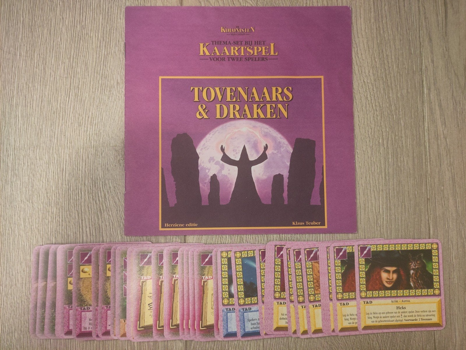 Themaset: Tovenaars & Draken voor Kolonisten van Catan Kaar, Een of twee spelers, Ophalen of Verzenden, Zo goed als nieuw, 999 Games