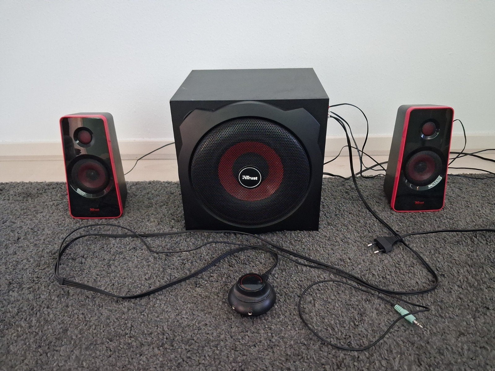 Trust Stereo Geluidsset met Subwoofer, Gebruikt, Speakerset, Minder dan 60 watt, AUX-ingang