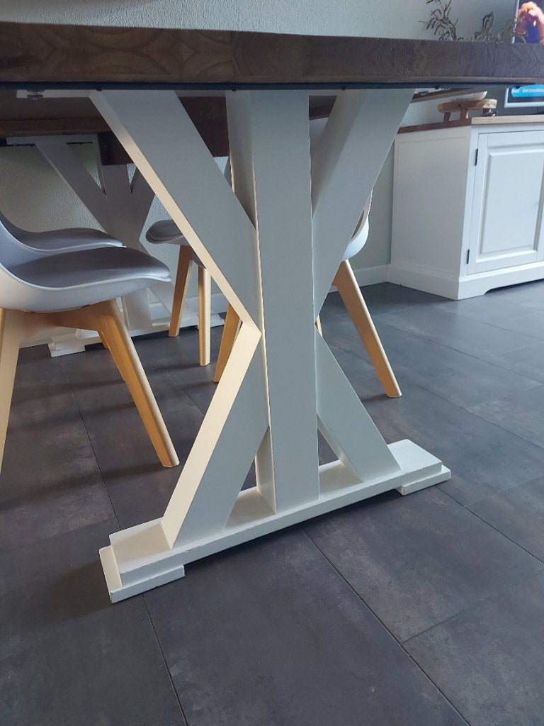 Eettafel, Ophalen, Gebruikt, 50 tot 100 cm, 150 tot 200 cm