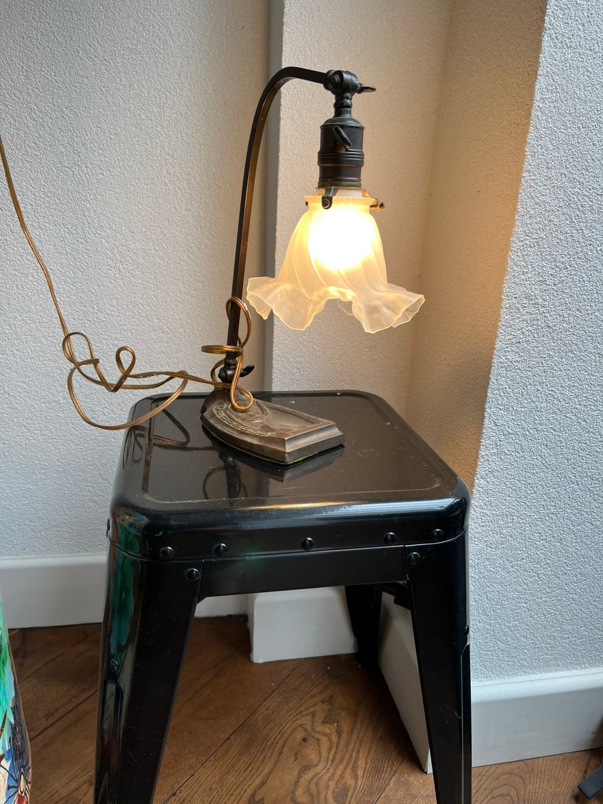 Lief oud lampje. TEAB, Ophalen, Gebruikt, Glas
