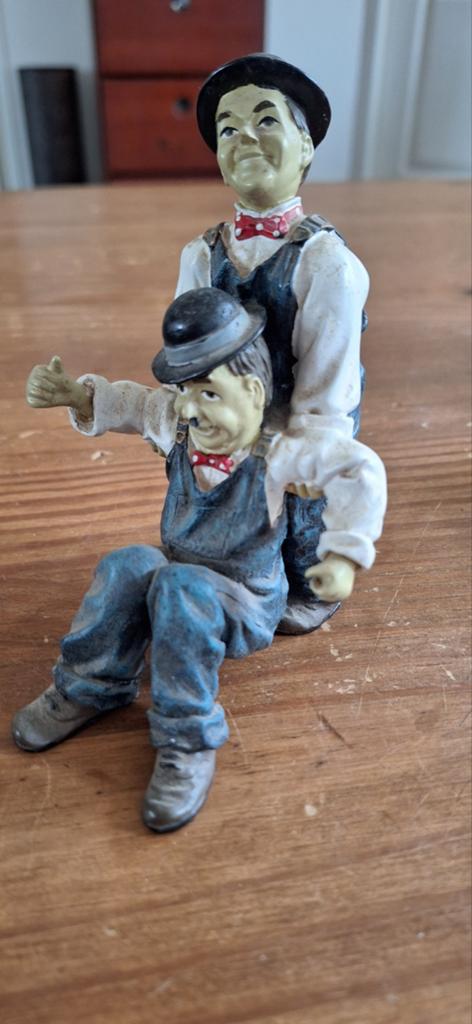 Beeldje Laurel& Hardy 12 cm, Ophalen of Verzenden, Zo goed als nieuw