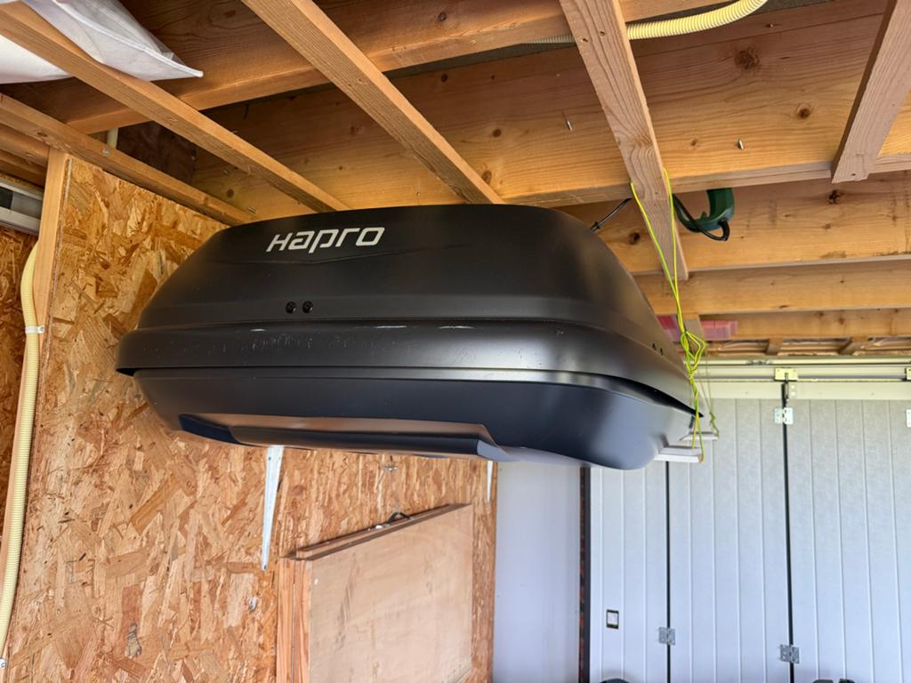 Hapro Carver 8.5 Dakkoffer - 550 liter - Z.G.A.N., Auto diversen, Dakkoffers, Zo goed als nieuw, Ophalen