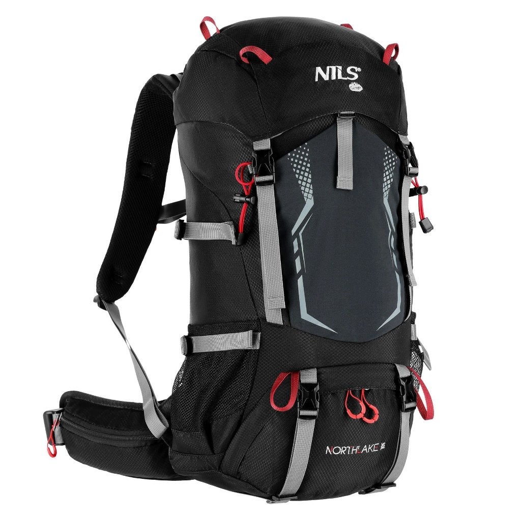 NILS CAMP Backpack TOURIST Northlake 30+10 liter zwart, Sport en Fitness, Abisal@abisal.pl, Nils, Nieuw, Ophalen of Verzenden