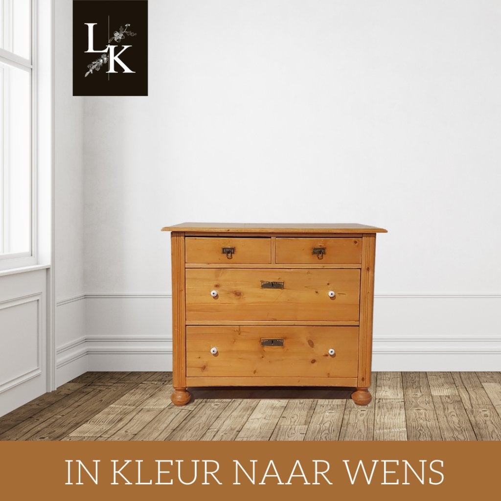 Antieke eikenhouten commode – direct leverbaar