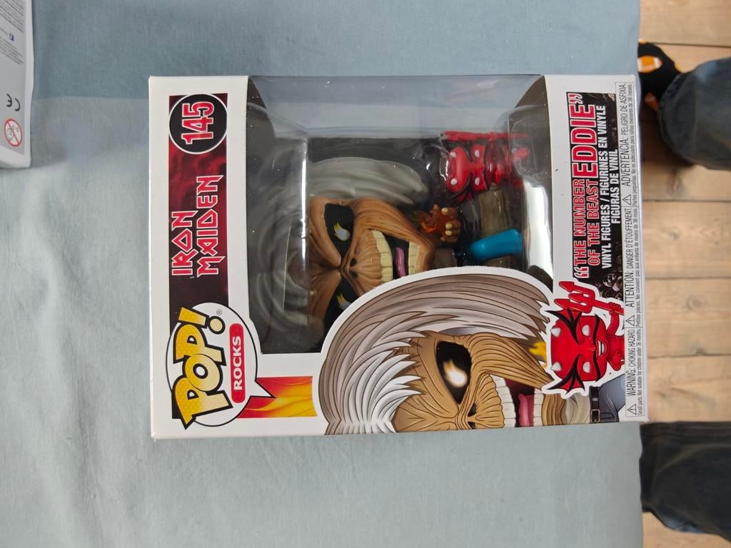 Funko Pop Eddie van Iron Maiden, Ophalen of Verzenden, Nieuw