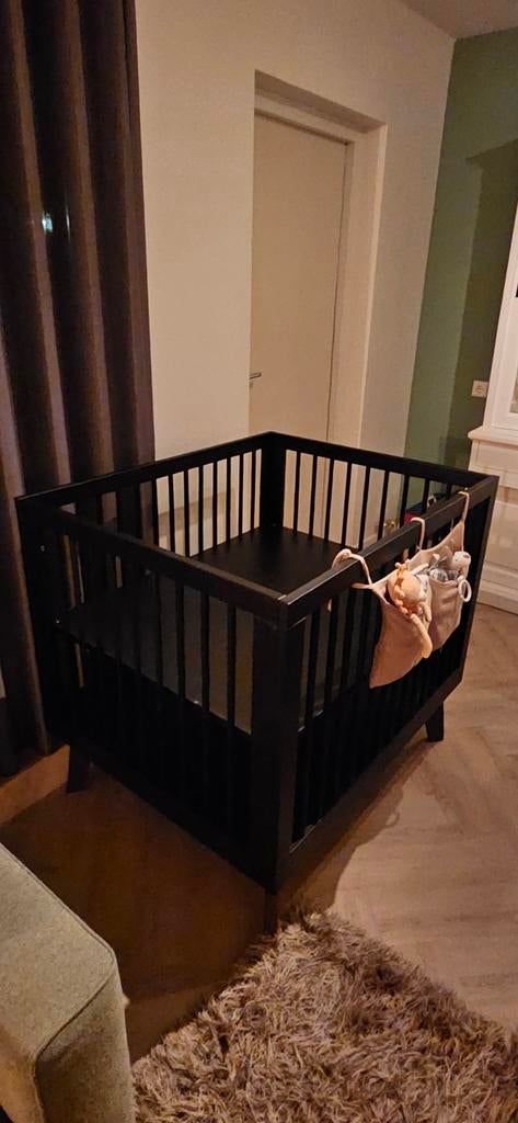 Kidsmill sixties box - mat zwart, Kinderen en Baby's, Babywiegjes en Ledikanten, Ophalen, Gebruikt