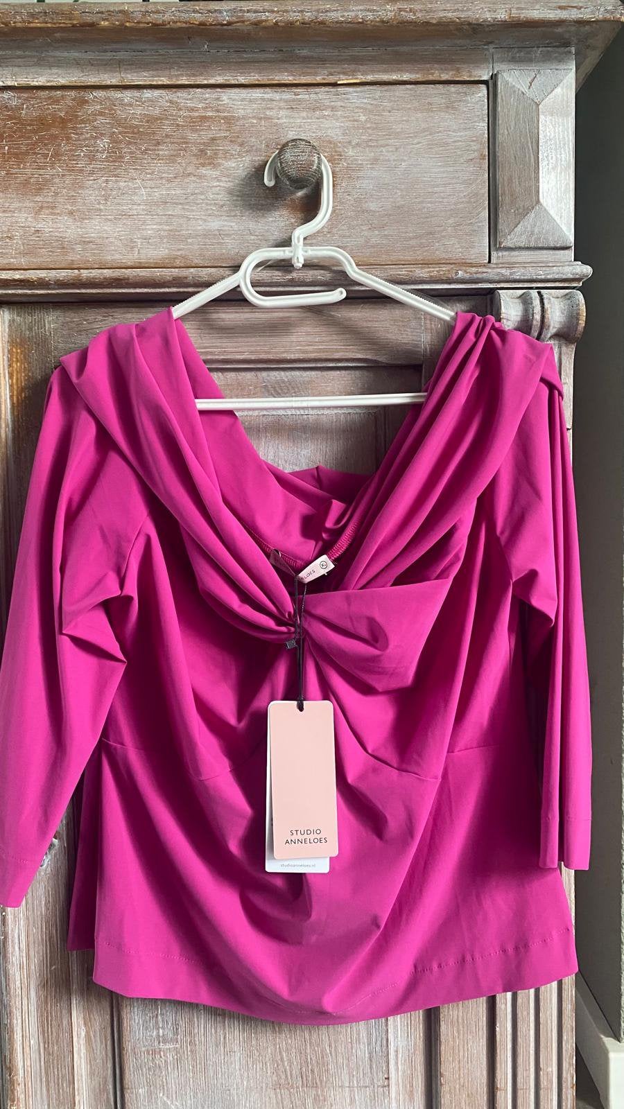 Studio Anneloes Felina top fuchsia XL, Ophalen, Maat 46/48 (XL) of groter, Zo goed als nieuw, Korte mouw