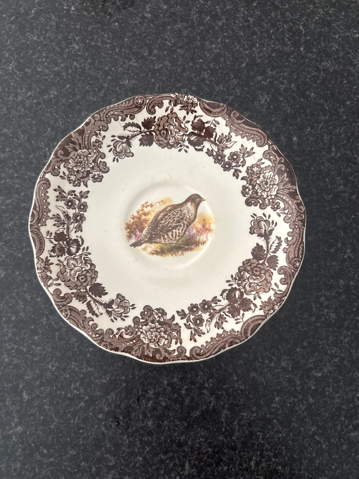 Palissy Royal Worcester Game Series schotel met vogel, Ophalen of Verzenden