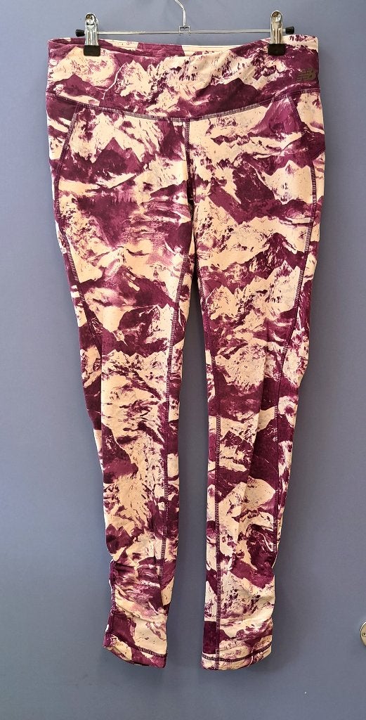New Balance sport legging wit fuchsia paars mt S-M nr 43295