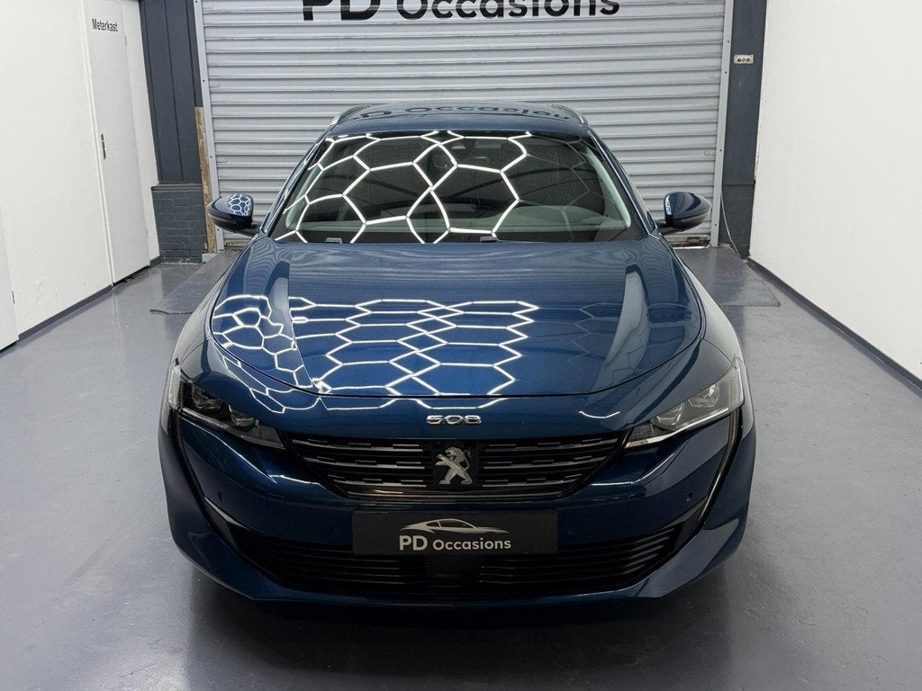 Peugeot 508 1.6 Plug-In HYbrid Allure Pack Business - Camera, Auto's, Peugeot, Gebruikt, Zwart, 4 cilinders, Blauw