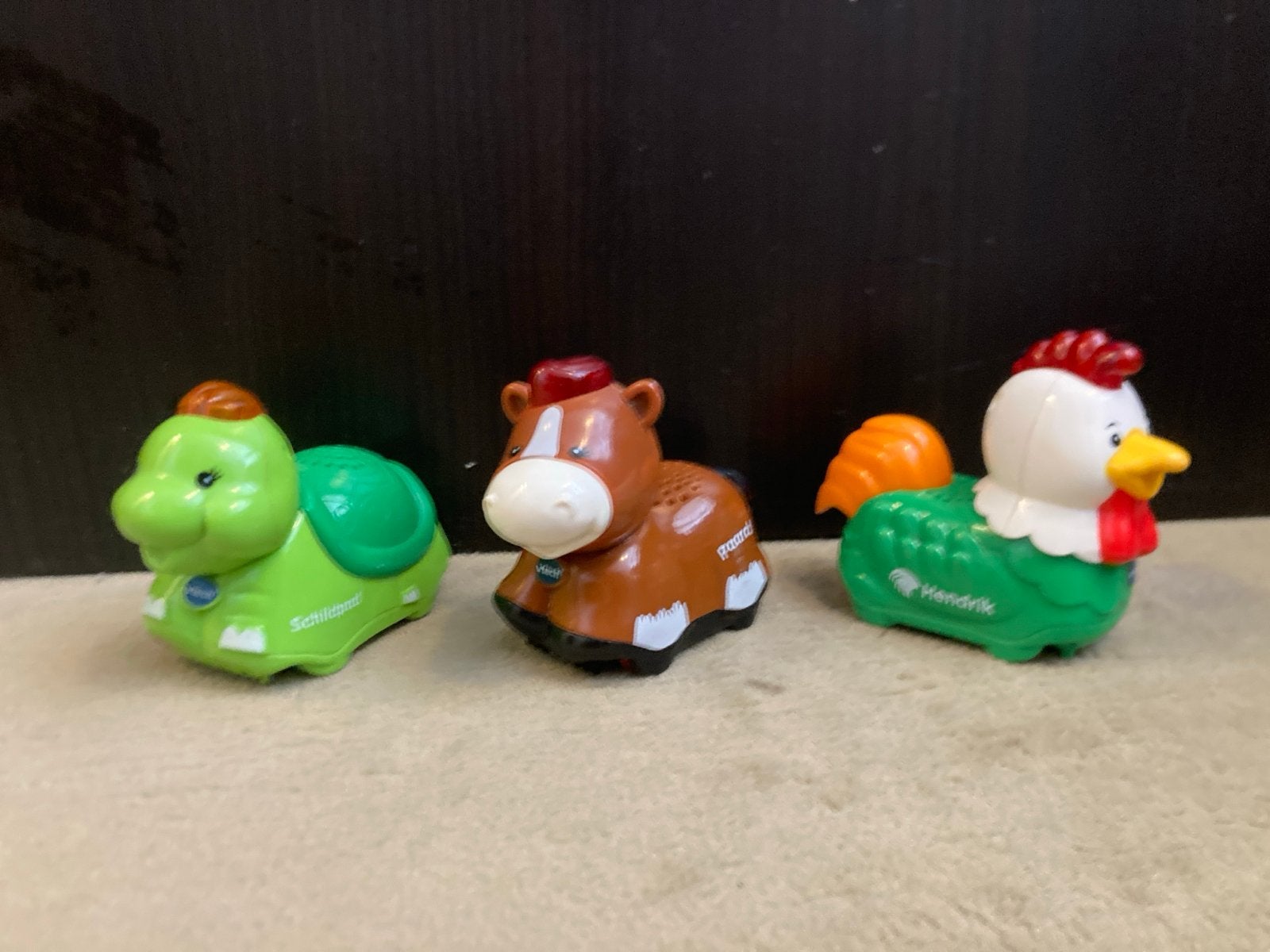 VTech Toet Toet Dieren: Schildpad, Paard, Kip, Ophalen of Verzenden, Gebruikt, Overige typen, Met geluid