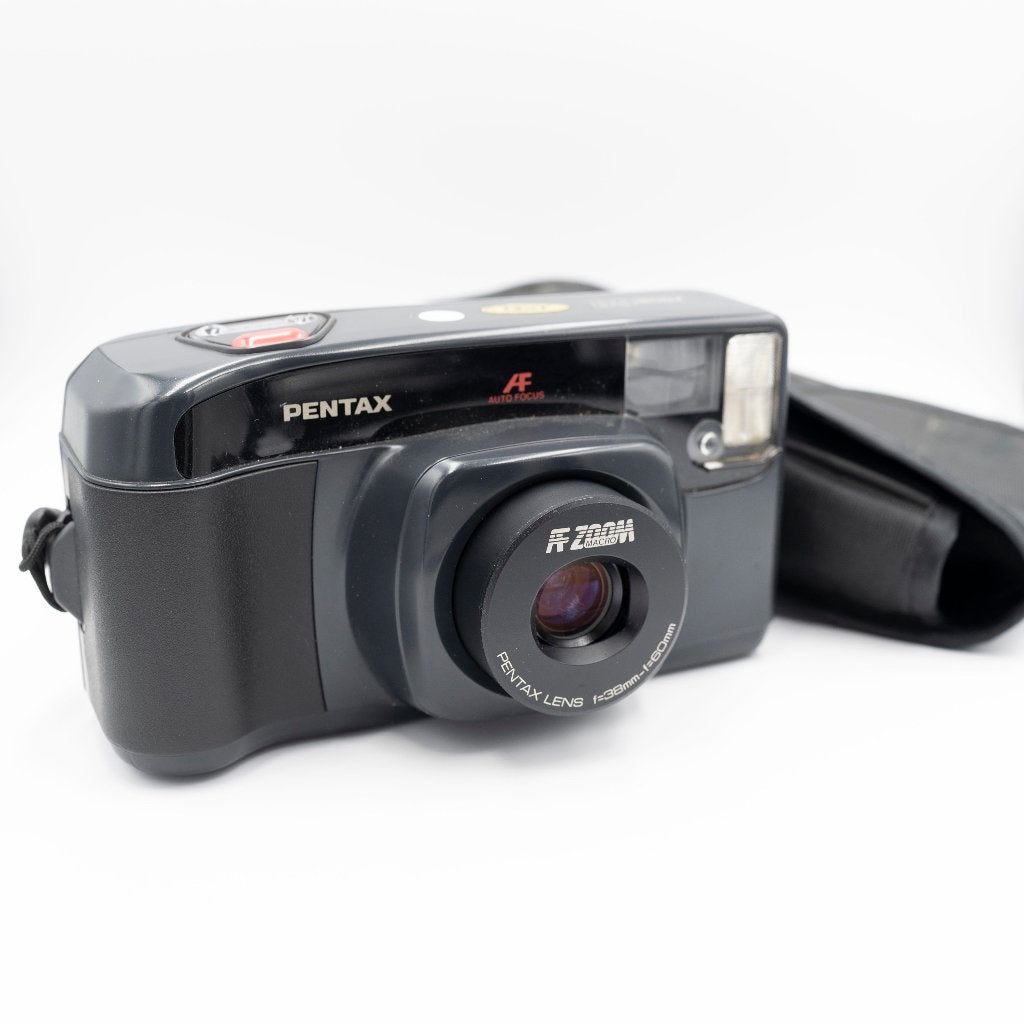Pentax Zoom 60 AF 35mm camera met tas, Audio, Tv en Foto, Ophalen of Verzenden, Gebruikt, Compact, Pentax