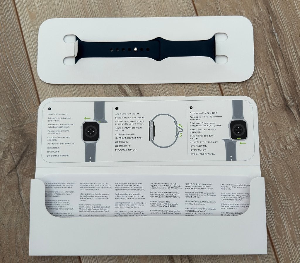 Origineel Apple Watch Sport Band (45mm s/m), Apple Watch ⌚️, Blauw, IOS, Nieuw