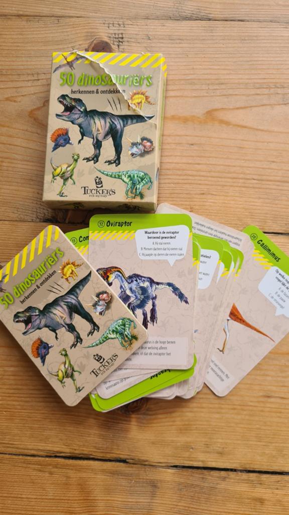 Dino's kaarten, Ophalen of Verzenden, Zo goed als nieuw