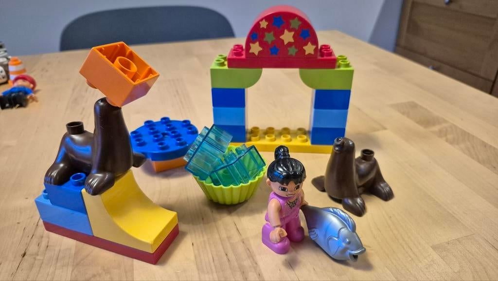 Lego Duplo 10503 Circus Show (compleet), Gebruikt, Overige thema's, Lego, Ophalen of Verzenden