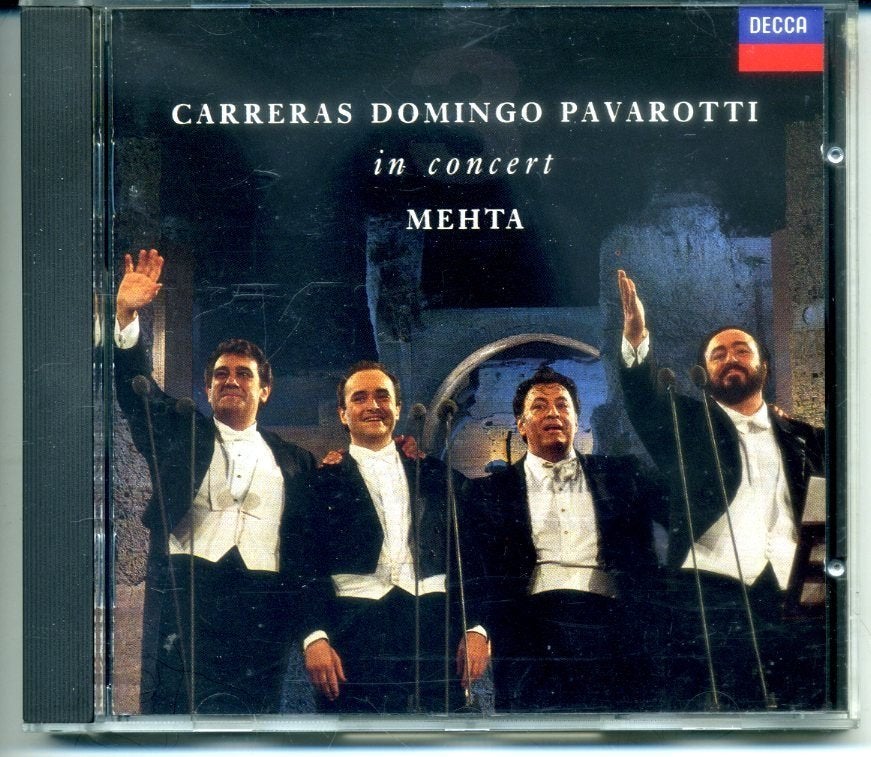 Carreras, Domingo, Pavarotti, Mehta – In Concert 17 nrs CD, Opera of Operette, Ophalen of Verzenden, Zo goed als nieuw, Classicisme