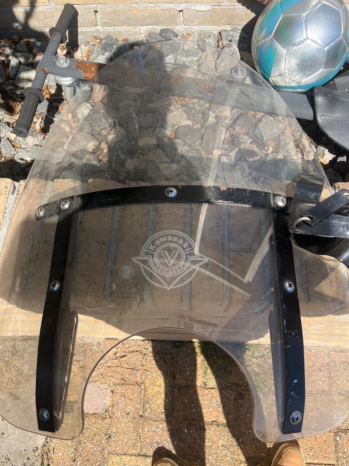 Beugels voor Kawasaki Drifter windscherm, Ophalen, Gebruikt