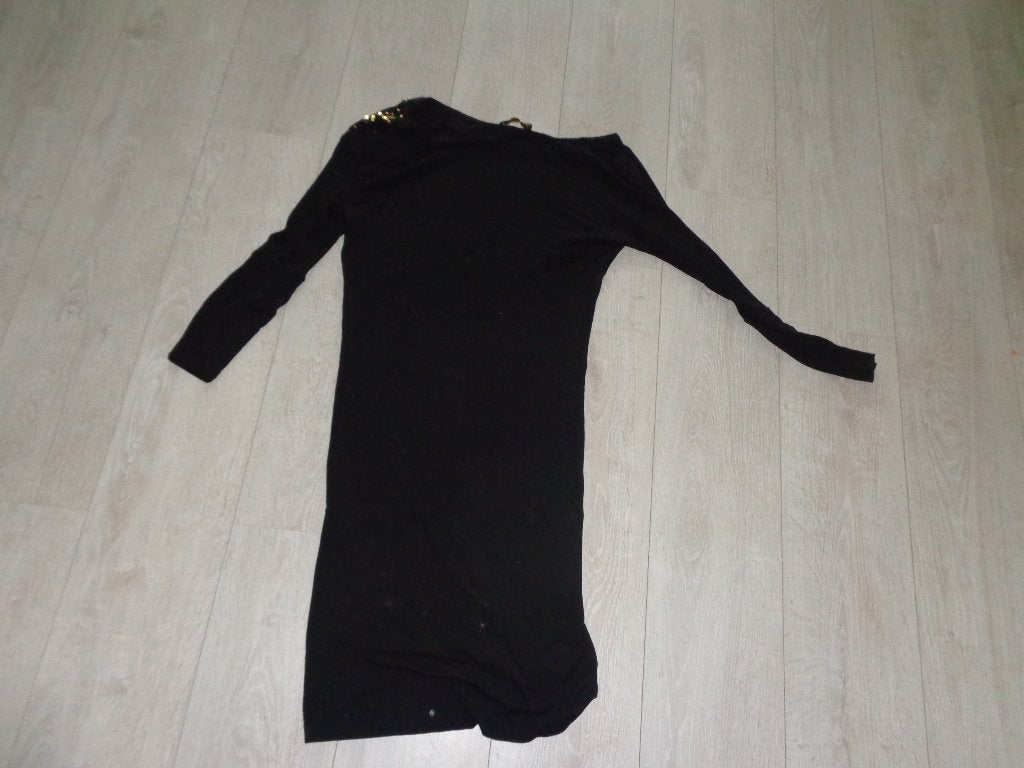 zwarte jurk van Supertrash, maat M, Maat 38/40 (M), Zwart, Ophalen of Verzenden, Gedragen