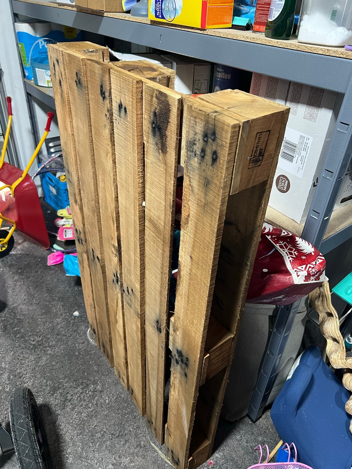 Gebruikte houten pallet - ideaal voor diverse projecten, Ophalen, Gebruikt, 50 mm of meer, Pallet