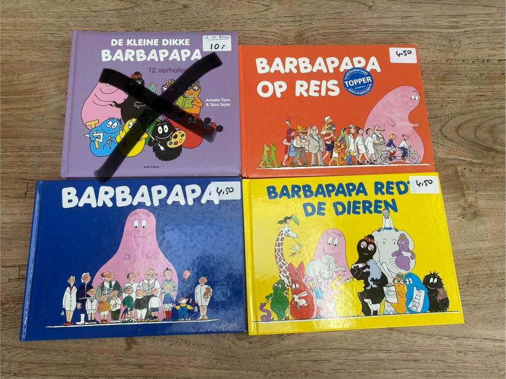 Voorleesboeken Barbapapa, Annette Tison, zgan, losse verkoop, Ophalen of Verzenden, Zo goed als nieuw