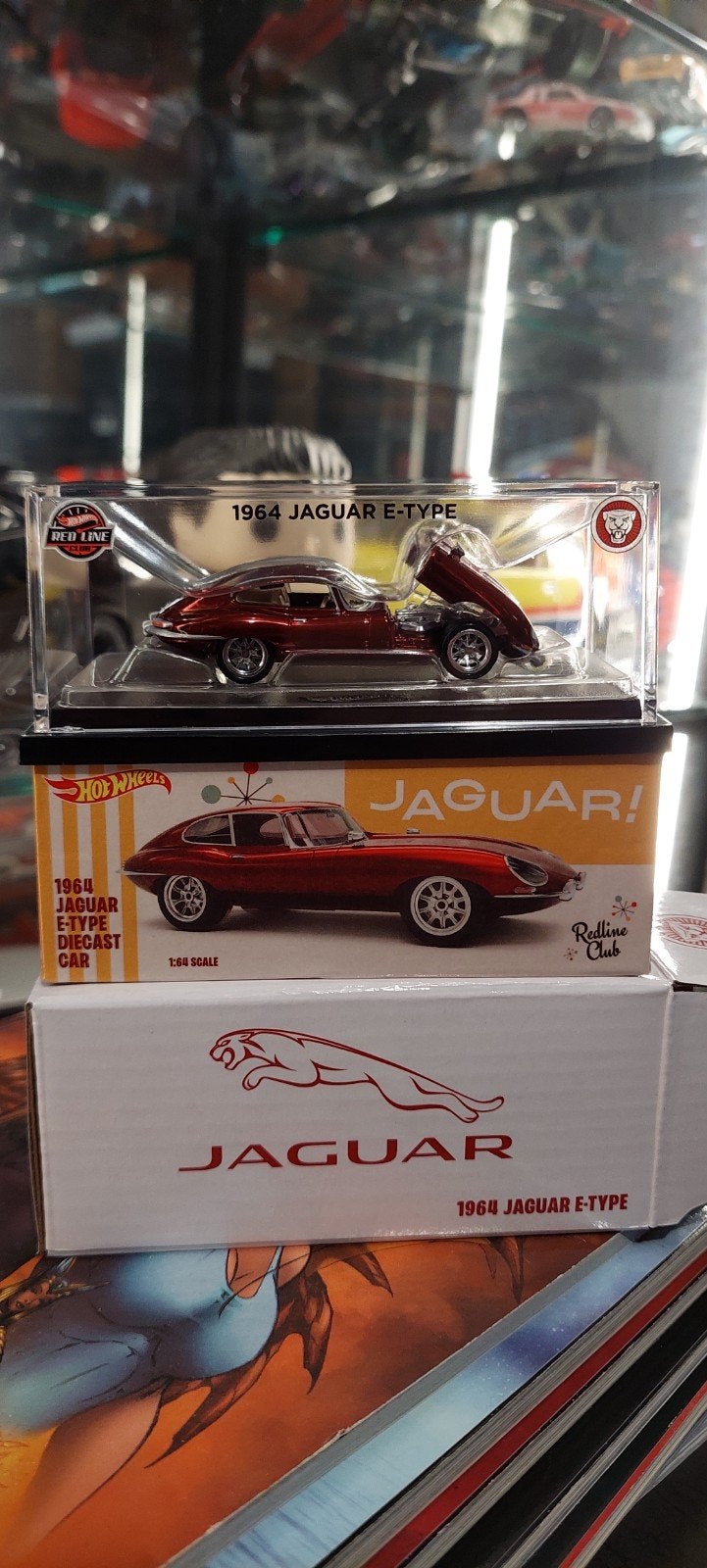 Hot wheels rlc jaguar e type, Hobby en Vrije tijd, Modelauto's | Overige schalen, Ophalen of Verzenden, Auto