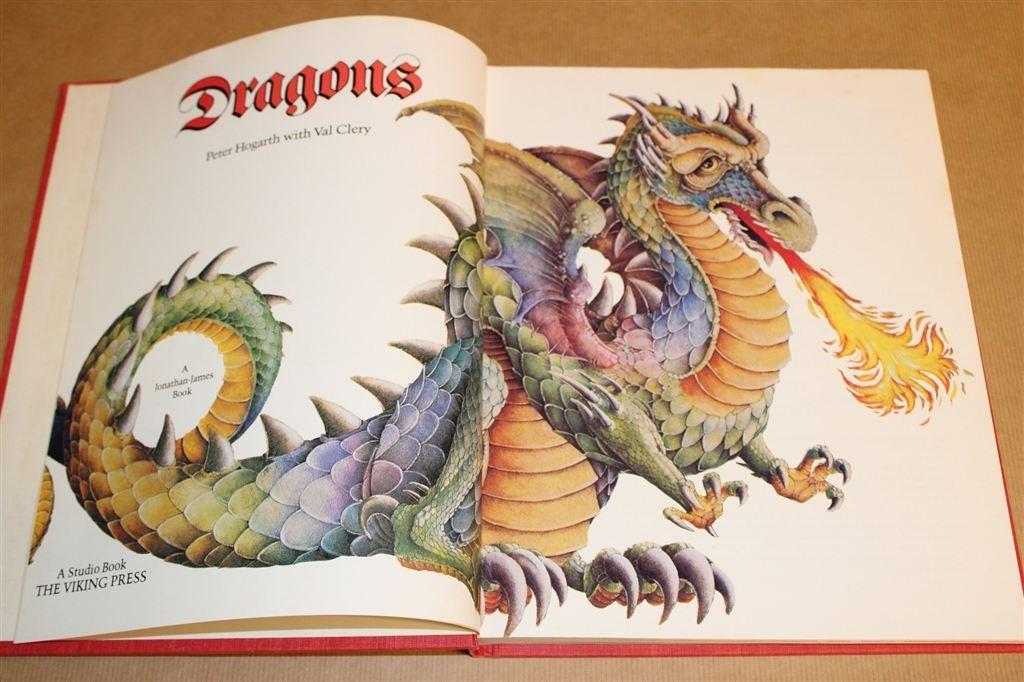 Vintage Drakenboek — Rijk Geïllustreerd, Boeken, Ophalen of Verzenden, Gelezen