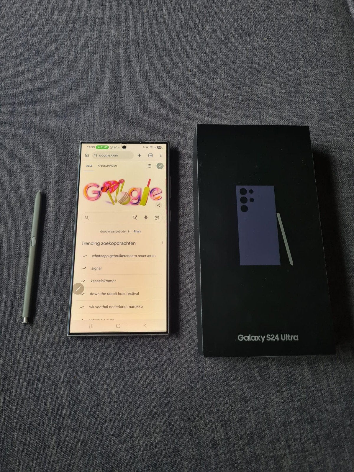 Samsung galaxy s24 ultra, Telecommunicatie, Mobiele telefoons | Samsung, Ophalen, Galaxy S24, Paars, Zo goed als nieuw