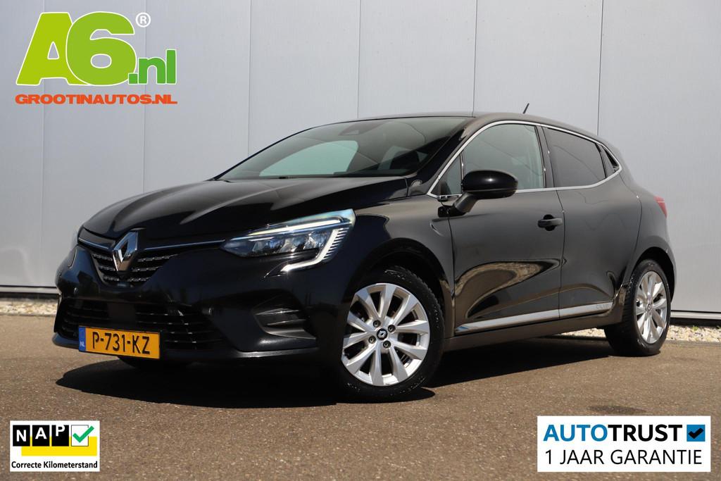 Renault Clio 1.0 TCe Intens Groot Navigatie 16 inch LMV Half, Voorwielaandrijving, Gebruikt, Euro 6, Met garantie (alle)