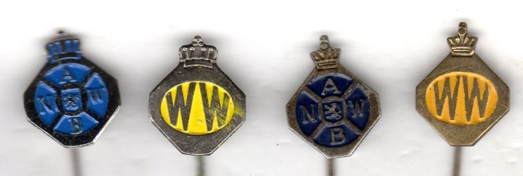 4 speldjes ANWB WEGENWACHT (A5), Verzamelen, Ophalen of Verzenden, Gebruikt, Overige onderwerpen