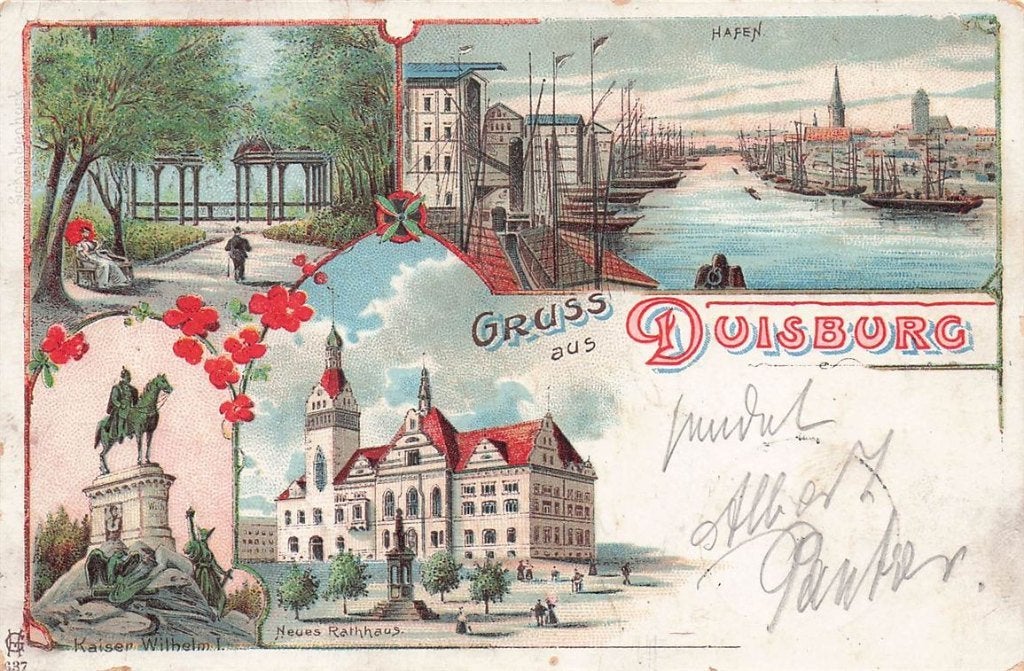 702-129-051 Duisburg, Verzenden, Voor 1920, Duitsland