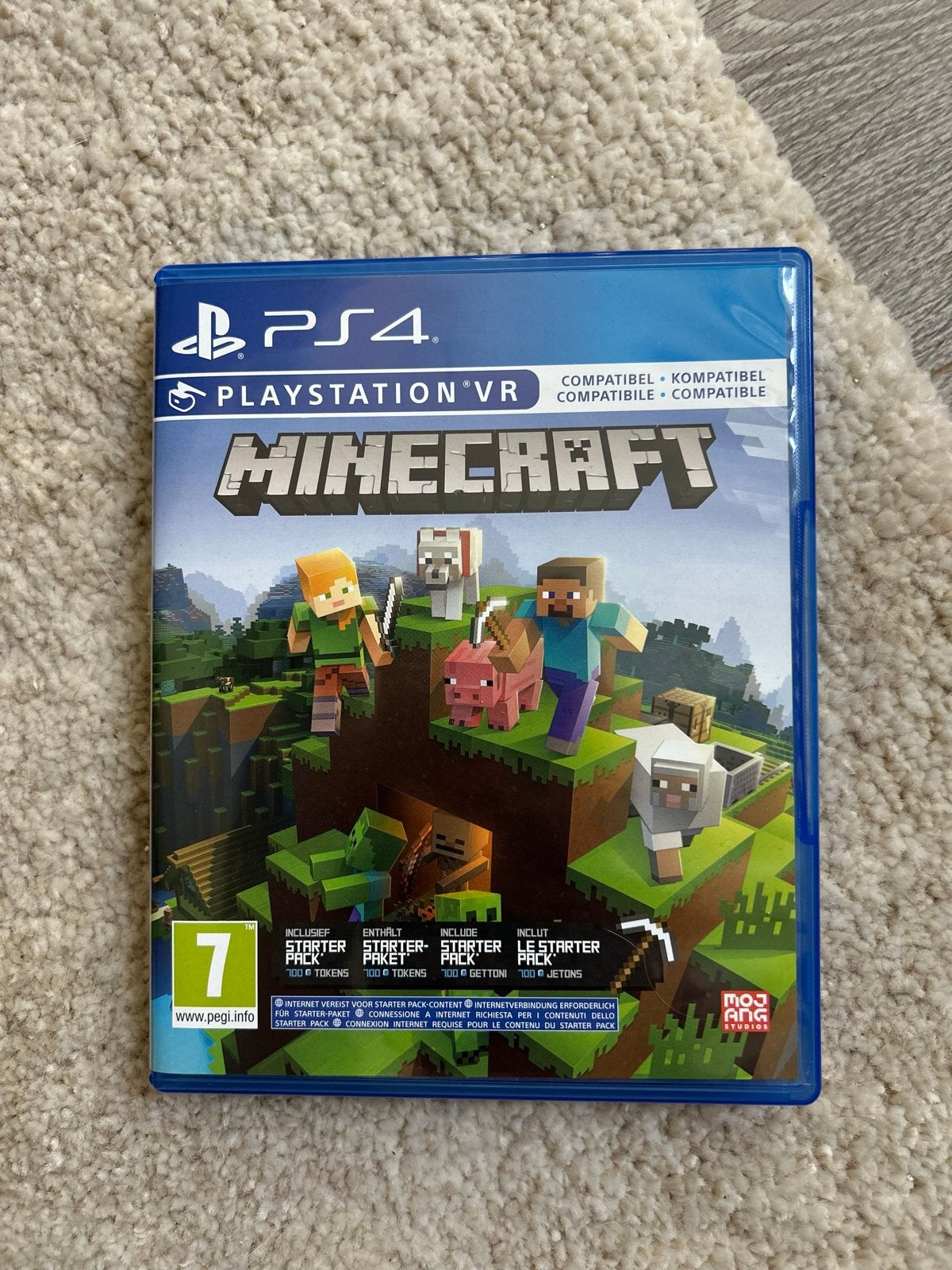 Minecraft PS4 - PlayStation VR Compatibel - Zo goed als nieu, Spelcomputers en Games, Ophalen, Online, Overige genres, Virtual Reality