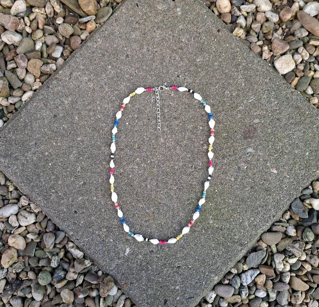 Trompet schelpen kralen ketting, Ophalen of Verzenden, Nieuw