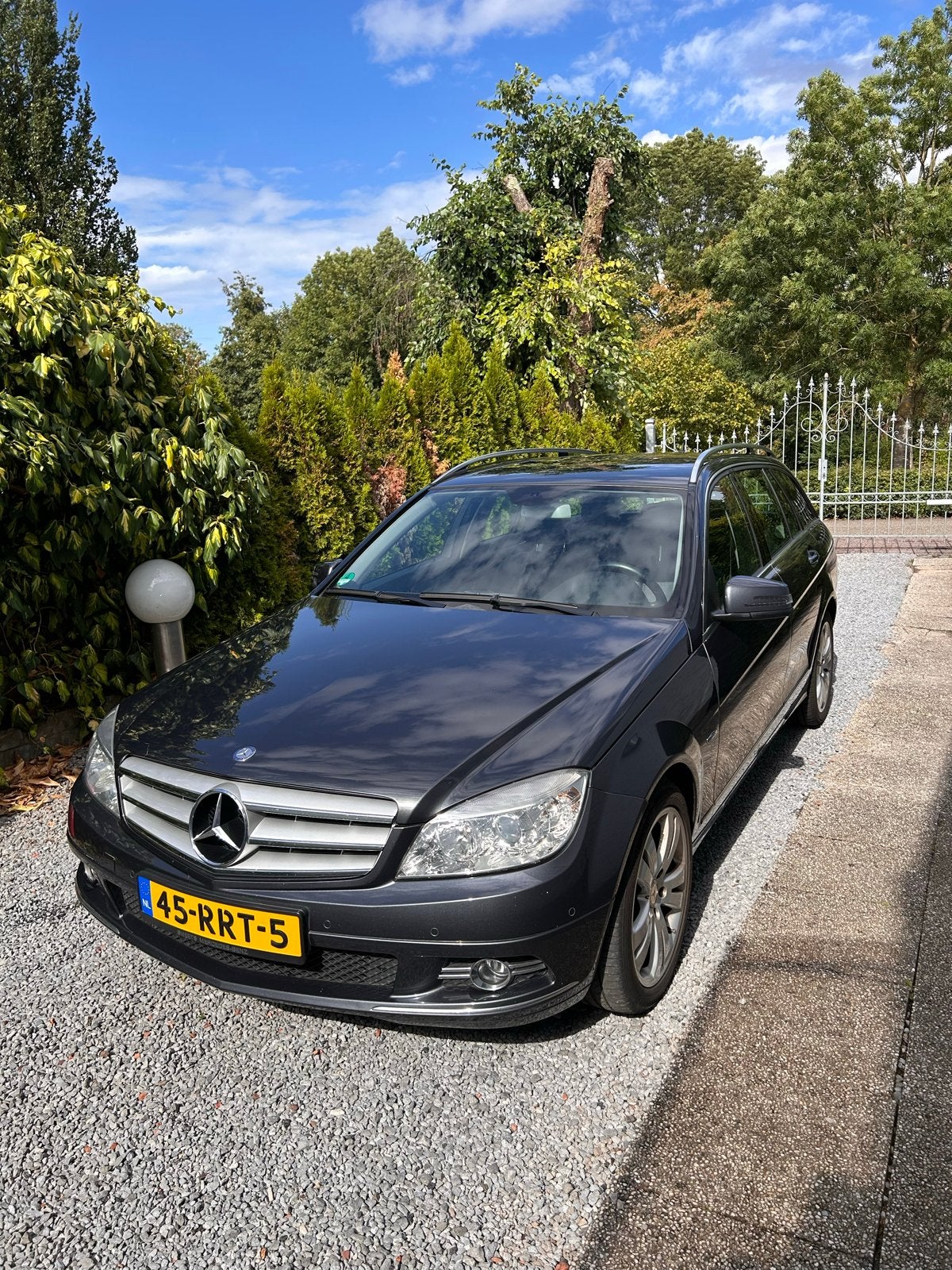 Mercedes-Benz C-Klasse 1.6 C180 Kompr. Estate AUT 2009 Grijs, Achterwielaandrijving, 1800 kg, Zwart, Automatische klimaatregeling