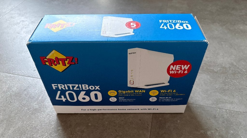 Te-Koop Fritzbox 4060, Ophalen of Verzenden, Gebruikt, Router, AVM FRITZ!Box
