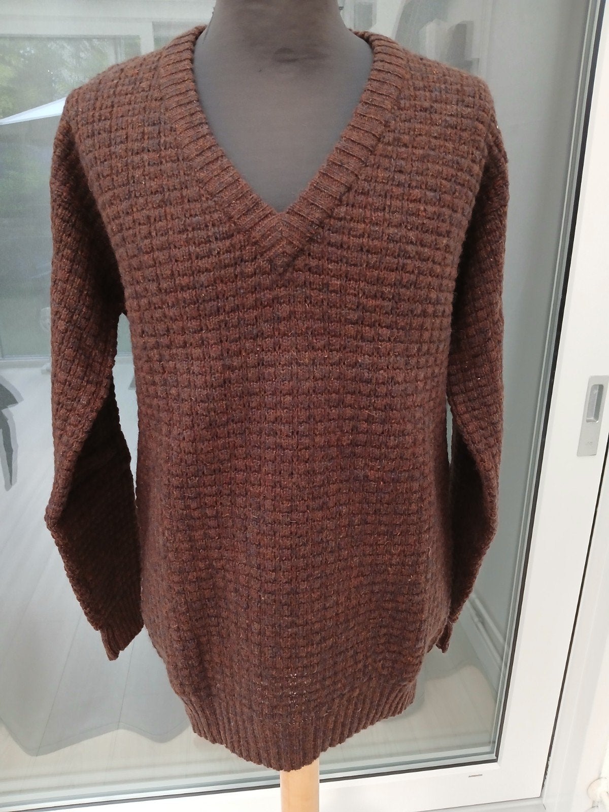 Sir Edwin nieuwe bruine wollen trui maat 54, Kleding | Heren, Maat 52/54 (L), Sir Edwin, Bruin, Nieuw