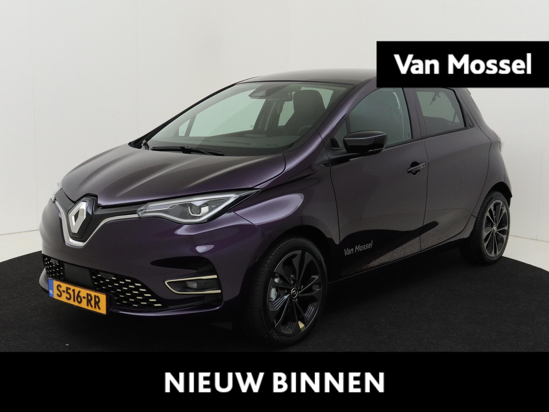 Renault ZOE R135 Pk Iconic 52 kWh Batterijkoop | Navigatie |, Auto's, Renault, Dealer onderhouden, 136 pk, Gebruikt, Overige kleuren
