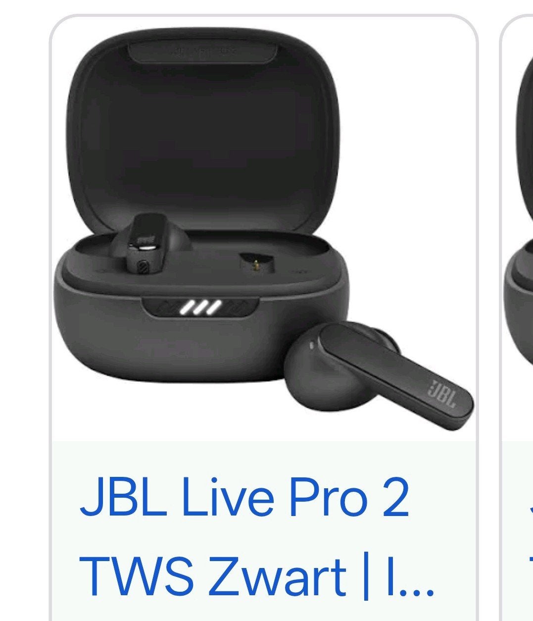 GEZOCHT: rechter oortje JBL live pro 2 TWS, Telecommunicatie, Mobiele telefoons | Oordopjes, Zwart, In gehoorgang (in-ear), Nieuw