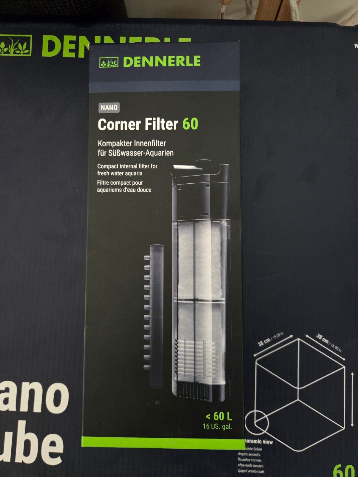 Dennerle hoek filter 60 *Nieuw*, Kunststof, Minder dan 50 watt, Nieuw, Ophalen of Verzenden