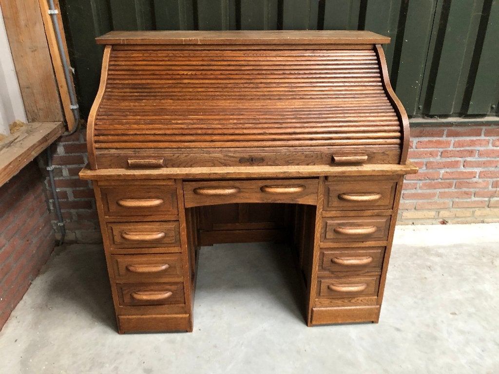 eiken bureau, Antiek en Kunst, Antiek | Kantoor en Zakelijk, Ophalen