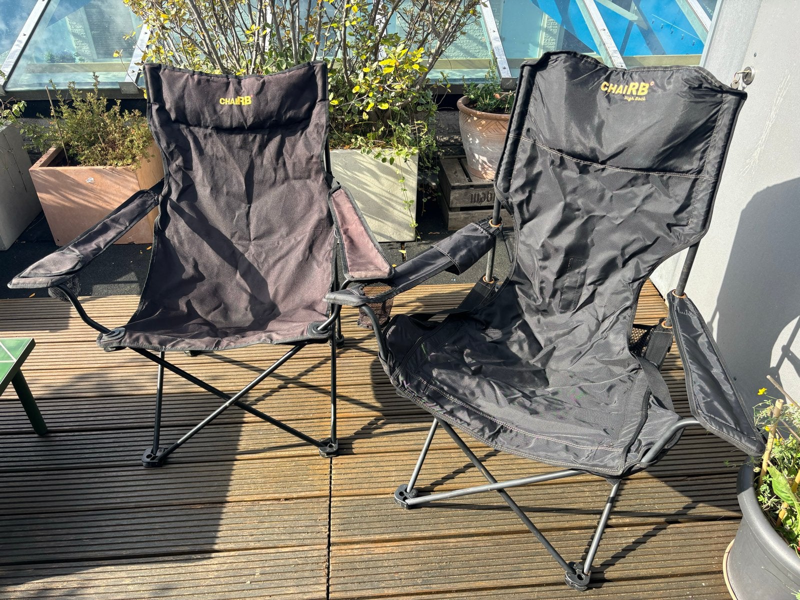 2x heerlijke kampeerstoelen, Ophalen, Gebruikt, Campingstoel