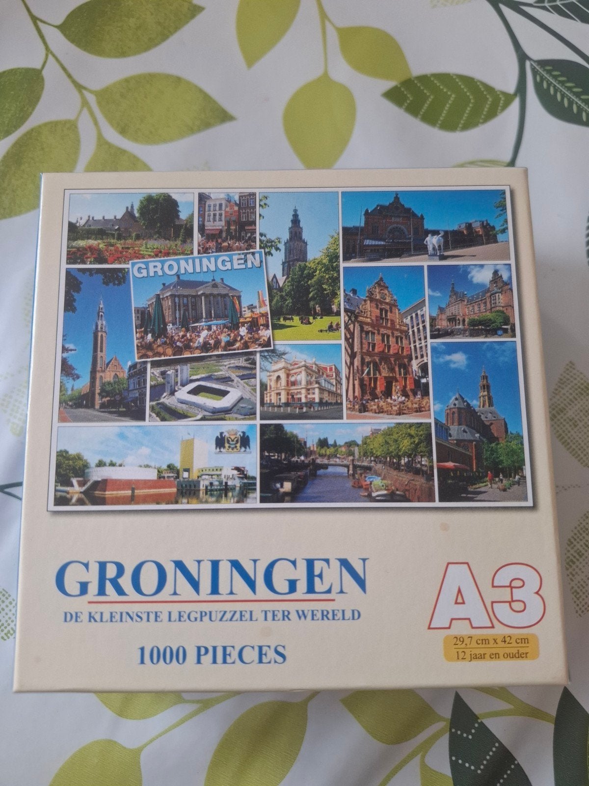 A3 legpuzzel, Groningen, 1000 stukjes, Ophalen, 500 t/m 1500 stukjes, Zo goed als nieuw, Legpuzzel