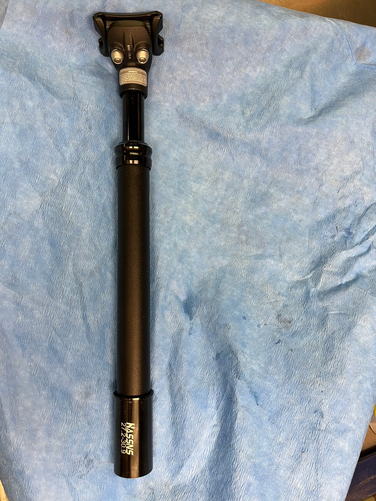 Hydraulische zadelpen zadel pen Zoom, Fietsen en Brommers, Ophalen of Verzenden, Zo goed als nieuw, Zadel, Staal