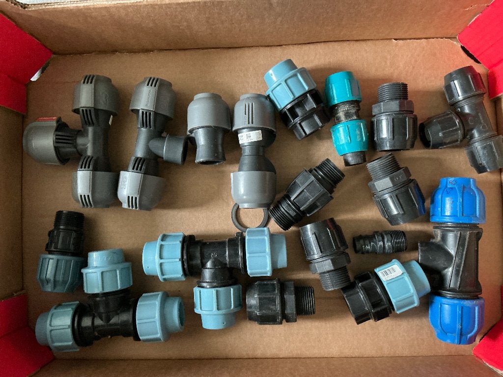Gardena sprinkler systeem 25 mm verbinding stukken pipeline, Ophalen of Verzenden, Nieuw