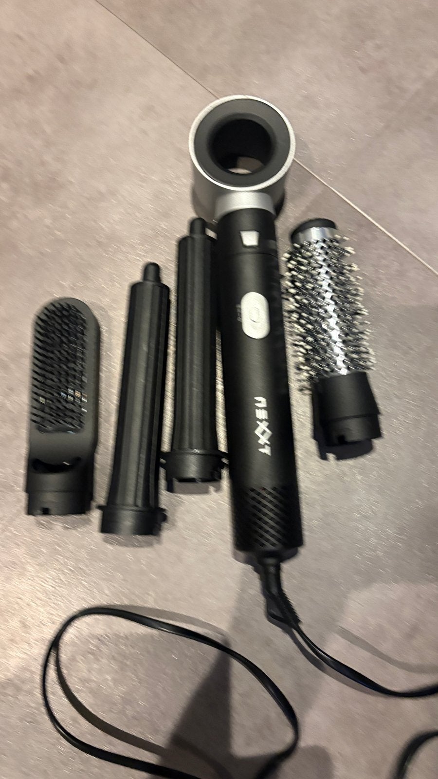 NEXT 5-in-1 Haarstyling Set - Föhn, Krultang, Borstel, Ophalen of Verzenden, Gebruikt, Haarverzorging