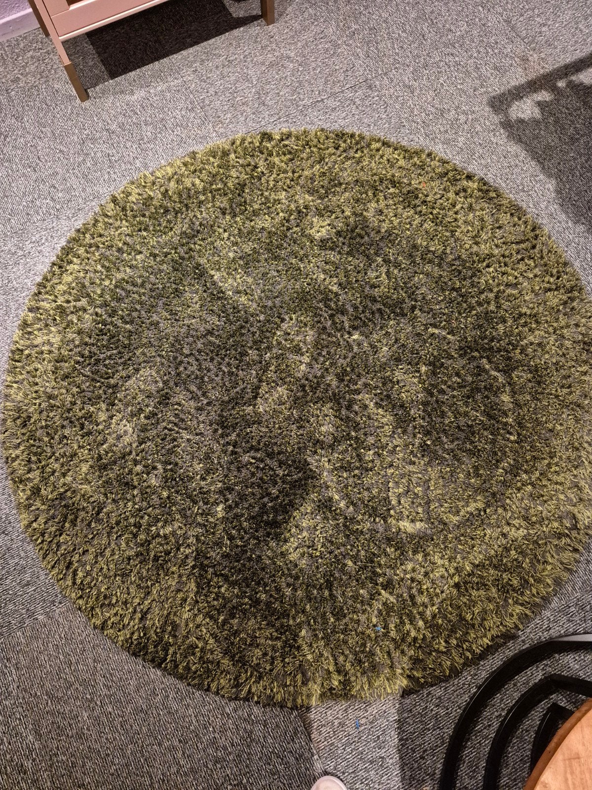 Rond vloerkleed Floorpassion Ross 55 - Ø 150cm, Huis en Inrichting, Ophalen, Gebruikt, Rond, Groen